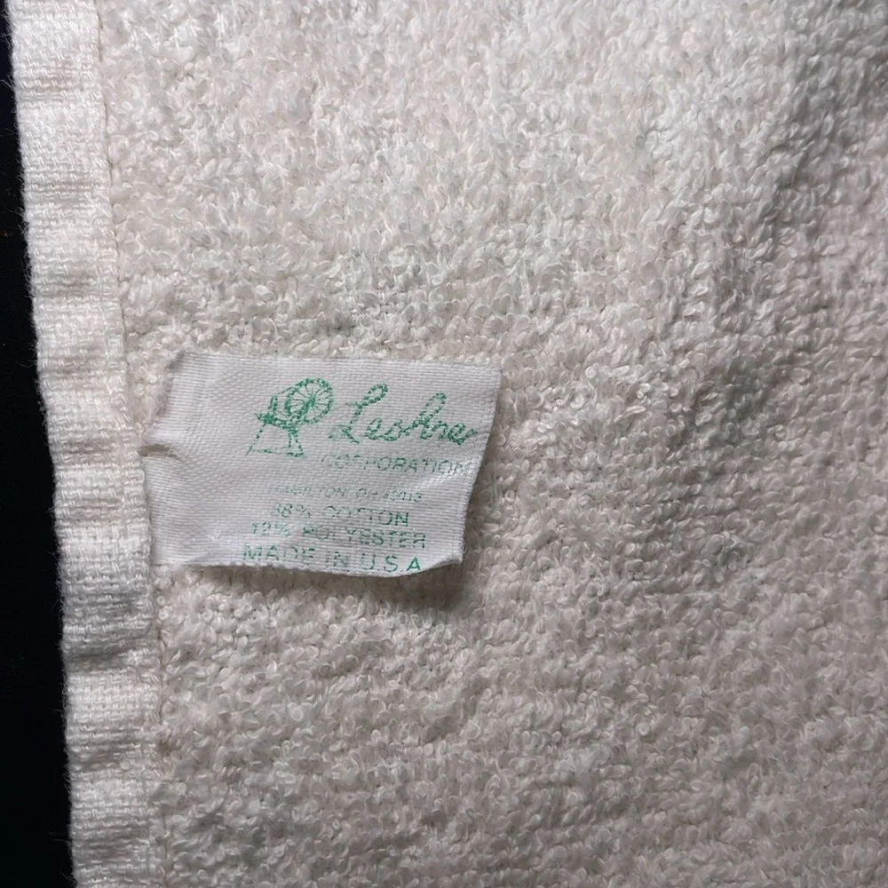 Vintage Christmas cross stitch hand towel